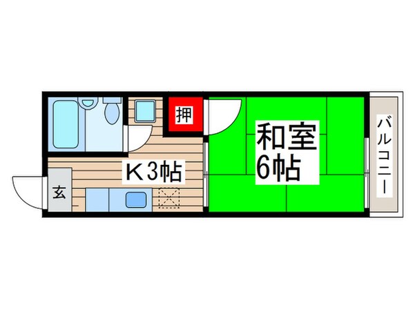 臣司ハイツの物件間取画像